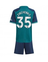 Arsenal Oleksandr Zinchenko #35 Alternativní dres pro děti 2023-24 Krátký Rukáv (+ trenýrky)